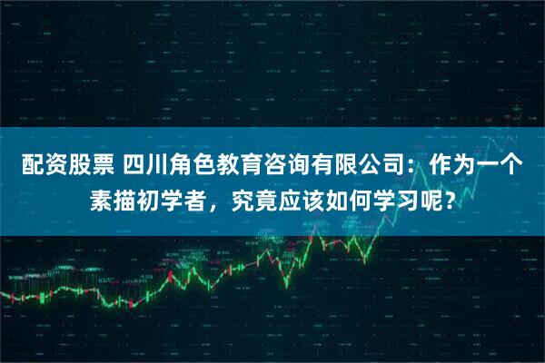 配资股票 四川角色教育咨询有限公司:作为一个素描初学者,究竟应该如何学习呢?